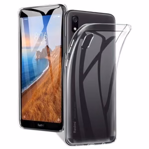 Dėklas telefonui itin plonas 0,5 mm Xiaomi Redmi 7A permatomas