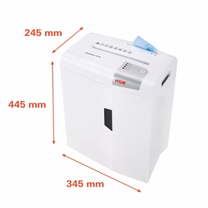 HSM shredstar S10 document shredder, 6 mm + separate CD-cutting mechanism