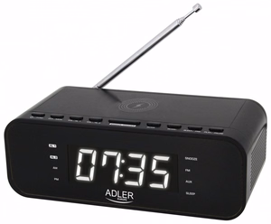 ADLER AD 1192b radijo žadintuvas juodas
