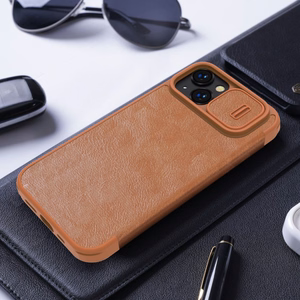 Чехол Nillkin Qin Pro Leather Apple iPhone 14 Plus синий