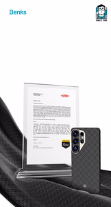 Benks Magnetic Armor Air Grid Kevlar чехол Metal Frame 600D (E050) для Samsung Galaxy S26 Ultra чёрный