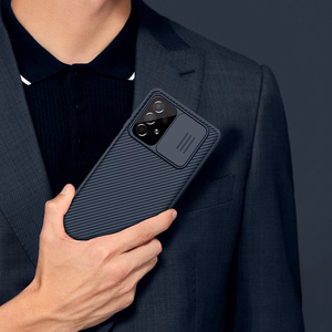 Nillkin CamShield Pro Case бронированный чехол с защитой камеры для Samsung Galaxy A73 чёрный