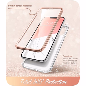 Supcase Cosmo чехол для iPhone 14 Plus - розовый мрамор