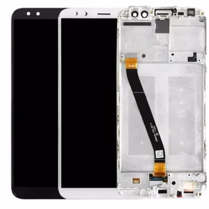 LCD Display Compatible With Huawei Mate 10 Lite With Frame White HQ