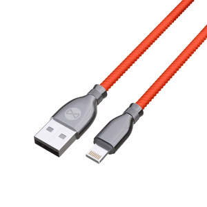 "Forever Tornado" USB - "Lightning" kabelis 1,0 m 3A raudonas