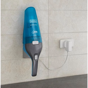 BLACK+DECKER WDC215WA-QW – ручной пылесос без мешка, для сухой и влажной уборки, 7,2 В, до 10 мин, синий