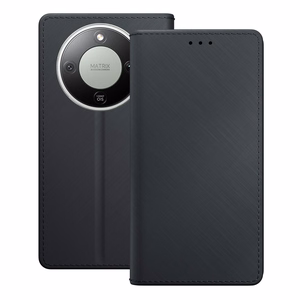 3mk Wallet Case dėklas, skirtas Honor Magic 8 Lite, juodas