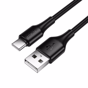Кабель USB A to USB C Hoco 3A 1 m X120 черный