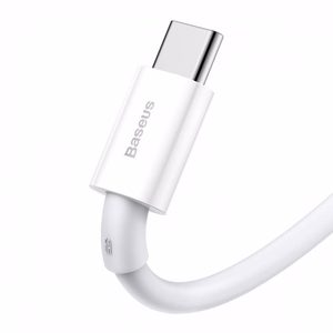 USB кабель Baseus Superior с USB на Type-C 66W 1.0м белый CATYS-02