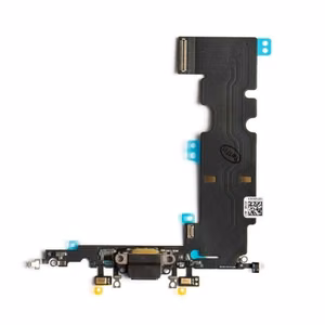 Разъём зарядки для Apple iPhone 8 Plus 5.5'' с шлейфом чёрный OEM