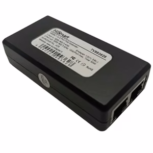 Gigabit PoE extender with 1 input and 2 outputs, 100 m