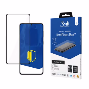 Sustiprintas viso ekrano grūdintas stiklas 3mk HardGlass Max Black, skirtas "Samsung Galaxy S21+ 5G