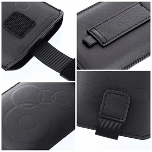 Slip-in phone case sleeve for Samsung A41 / S20 / A6 2018 / A20e/ Huawei P20/Y5 2019 Deko black