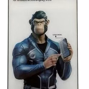 LCD apsauginis stikliukas "Strength Gorilla Micro-border" Samsung S942 S26 be įpakavimo