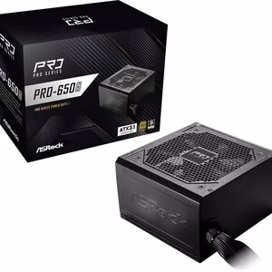 ASRock PRO-650G 650W 80 PLUS Gold maitinimo blokas