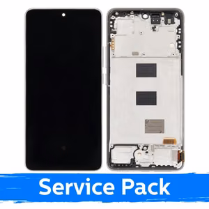 LCD Display Compatible With Xiaomi Redmi Note 14 5G / Poco M7 Pro 5G with Frame / Lunar Dust / (Service Pack)