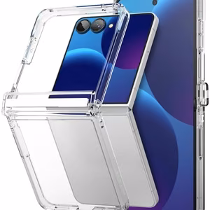 Ringke Fusion Flap dėklas, skirtas Samsung Galaxy Z Flip 8 – skaidrus