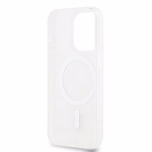 DKNY IML Checkered Mono Pattern & Printed Stripes MagSafe dėklas iPhone 13 Pro Max - rožinis (m)