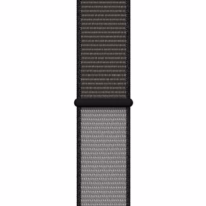 Crong Nylon Apple Watch sport band, 44/45/46/49 mm, night grey