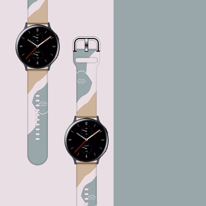 Strap Moro for Samsung Galaxy Watch 40 / 41 / 42 / 43 / 44 mm silicone bracelet watch band - pattern 17