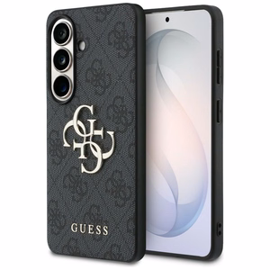 Dėklas Guess PU 4G Metal Logo Samsung S942 S26 pilkas