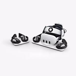 "BoboVR G3" valdiklio laikikliai "Meta Quest 3" ir "3S" - juodi