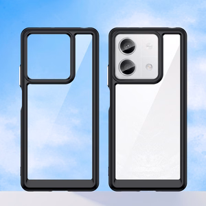 Чехол Outer Space с гелевой рамкой для Xiaomi Redmi Note 13 Pro+ - черный