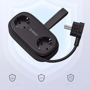 Orico APP 15.5W 5in1 удлинитель 2x AC + 2x USB-A + 1x USB-C - черный