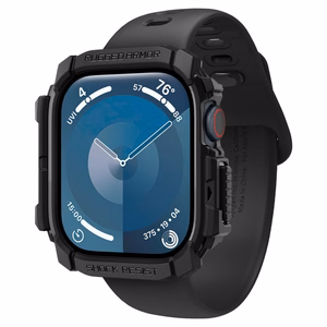 Spigen Rugged Armor Чехол для Apple Watch 10 46mm - чёрный