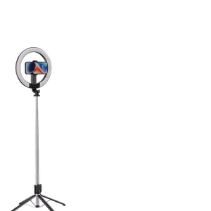 Blavec Селфи-кольцо лампа Aura LED Ring P-55 25cm штатив + пульт дистанционного управления + 2,3 метра (RLP55-TRB23) чёрное