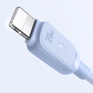 USB kabelis Joyroom (S-CL020A14) "USB-C (Type-C) to Lightning Cable" (20W 1.2m) mėlynas
