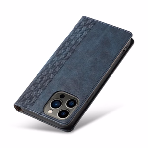 Magnet Strap Case чехол для Samsung Galaxy S23 Ultra флип-кошелёк мини-ремешок подставка синий