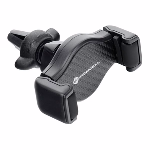 Forcell F-Grip Carbon H-CF509 automobilinis telefono laikiklis į ventiliacijos groteles, juodas
