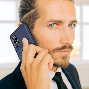 Thunder Case Xiaomi Poco M4 5G силиконовый бронированный чехол синий