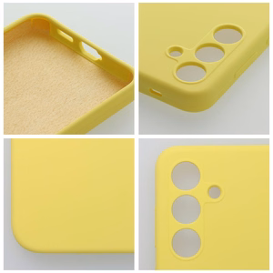 Dėklas SILICONE 2mm for SAMSUNG A57 5G citrininė