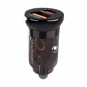 Įkroviklis automobilinis Wozinsky (WCGWCW) (1xUSB 1xUSB-C) 65W juodas