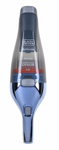 BLACK+DECKER NVC220WBC – bemaišis rankinis dulkių siurblys, mėlynas / chromo spalvos
