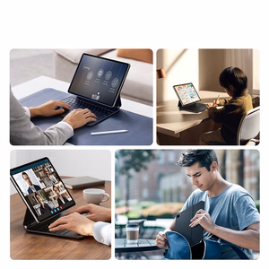 Dux Ducis "MK Series" Wireless Keyboard / Case for Apple iPad Air 11 (2024) / Air 11 (2025) / Air 4 / Air 5 / iPad Pro 11 (2018 / 2020 / 2021 / Black