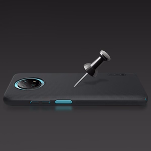 Nillkin Super Frosted Shield усиленный чехол для Xiaomi Redmi Note 9T 5G чёрный