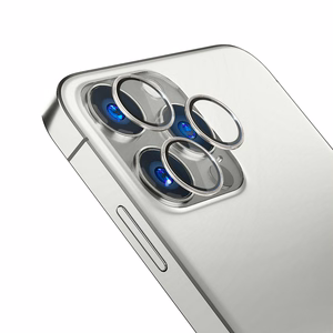 Стекло для камеры iPhone 13 Pro Max / 13 Pro 9H для серии 3mk Lens Protection Pro - серебряный