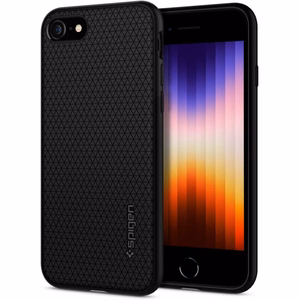 Spigen Liquid Air dėklas telefonui iPhone 7 / 8 / SE 2020 / SE 2022 - Juodas