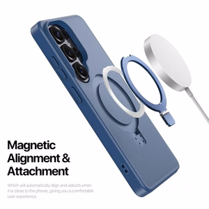 Чехол Dux Ducis Yind магнитная подставка Samsung S948 S26 Ultra темно-синий