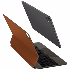 Uniq Venno Pro Magnetinis Išmanusis Klaviatūros Dėklas planšetei iPad 11in 2025 / iPad Air 11in 2024 / 2025 / iPad Pro 11in 2018 / 2020 / 2021 / 2022 / 2024 - rudas