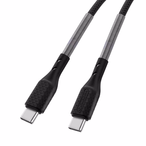 Кабель USB-C на USB-C Forcell F-Energy QC4.0 PD 5A 100W Carbon 1м CB-04C чёрный