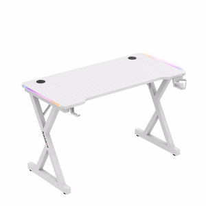 Huzaro Hero 2.3 RGB žaidimų stalas baltos