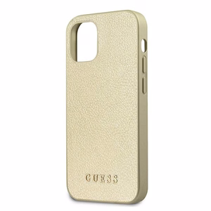 Guess GUHCP12SIGLGO iPhone 12 mini 5.4" gold/gold hardcase Iridescent