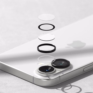 Ringke Camera Frame Protector 2-pack for iPhone 16 / 16 Plus - Black