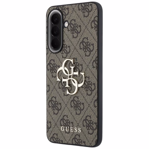Guess dėklas Samsung Galaxy A57 (4G Big Metal Logo) rudas