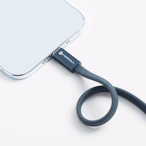 Кабель USB-C — USB-C Forcell F-Energy QC4.0 PD 5A 100W Cafule Flat 1,2 м CCFN23 тёмно-синий