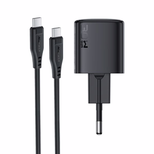 Charger Acefast A118 30W GaN USB-C + USB-C to USB-C cable 1.2m black